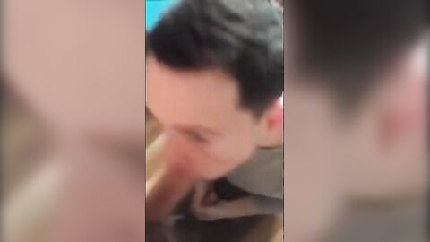 Twink Swallows Big Cock, Amateur Blowjob Video