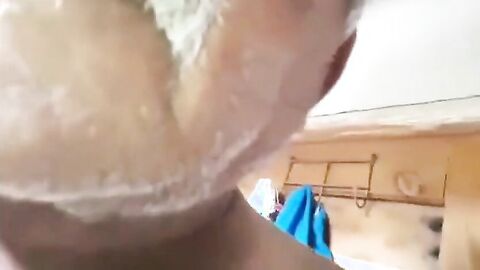 Amateur Turkish Bear Daddy Masturbating for Interracial Fans