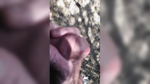 Old Men Wank Young Cock Outdoors