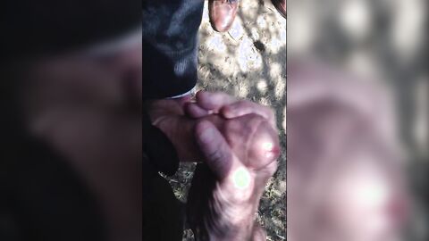 Old Men Wank Young Cock Outdoors