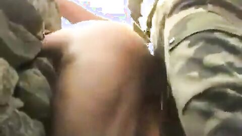 Big-Cock Military Blowjob
