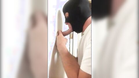 Glory Hole Blowjob Action