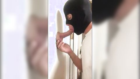 Glory Hole Blowjob Action