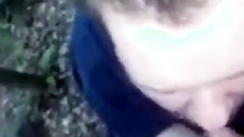 Fat Outdoor Amateur Blowjob
