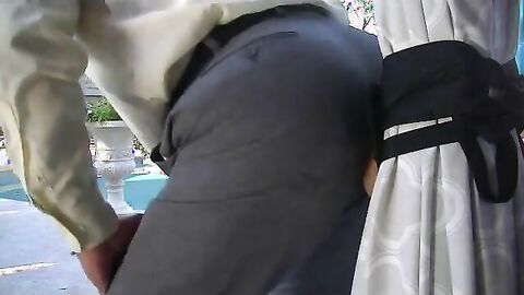 Daddy Rides Dildo in Dress Clothes