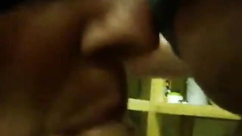 Daddy Blows it in the Stockroom - Amateur Old-Young Action
