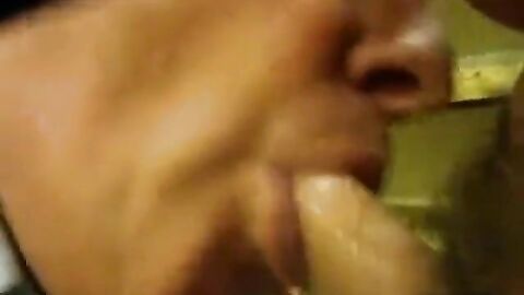 Daddy Blows it in the Stockroom - Amateur Old-Young Action