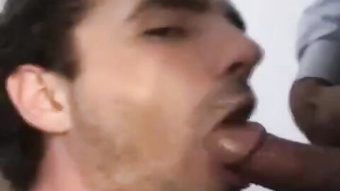 Muscular Hunk Swallows a Creamy Load