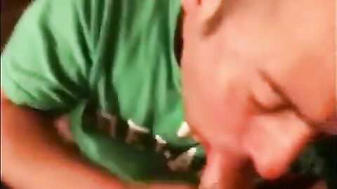 Big Cock Blowjob Leads to Cum in Mouth for Amateur Man