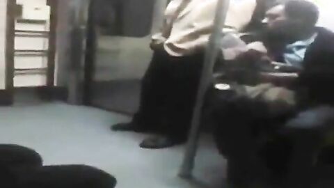 Public Wankers Caught in the Subway
