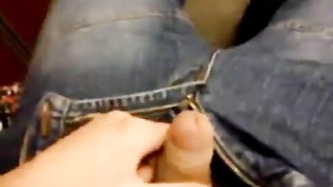 Public Wankers Caught in the Subway