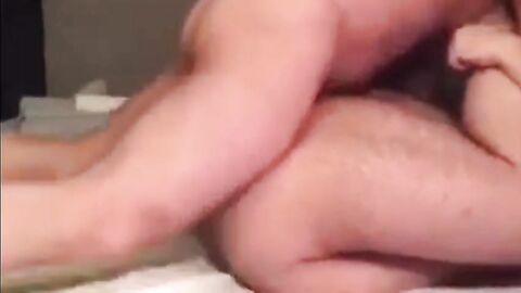 Fat Bear Gets Bred by Bareback Amateur