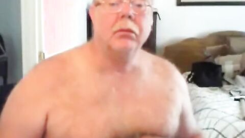 Hairy Daddy Shows Off His Body