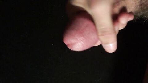 Close-up HD view of my throbbing cock with a creamy finish.
