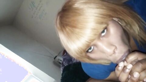 Amateur Gay Crossdresser Blowjob