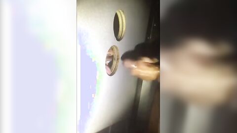 Big Black Cock Gloryhole Blowjob