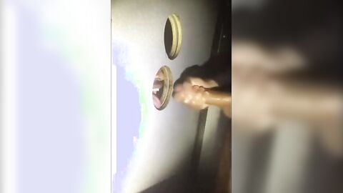 Big Black Cock Gloryhole Blowjob