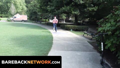 Ashton Wayne licks the twink's smooth and tight hole before ramming it with his bareb