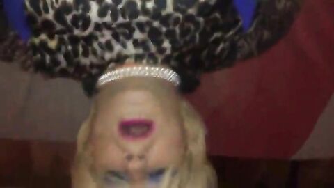 Bareback Creampie with Crossdresser