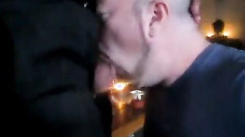 Amateur Daddy Swallows Big Cock in Suit