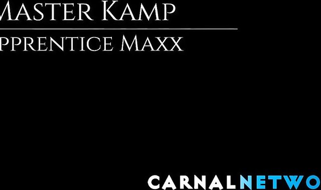 Master Felix Kamp pushes one of his thick fingers into Maxx's tight and virgin hole
