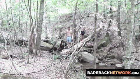 Cash Lockhart and Kyle Steele took a detour while hiking for some cock-sucking and as