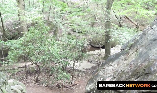 Cash Lockhart and Kyle Steele took a detour while hiking for some cock-sucking and as