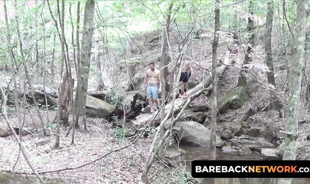 Cash Lockhart and Kyle Steele took a detour while hiking for some cock-sucking and as