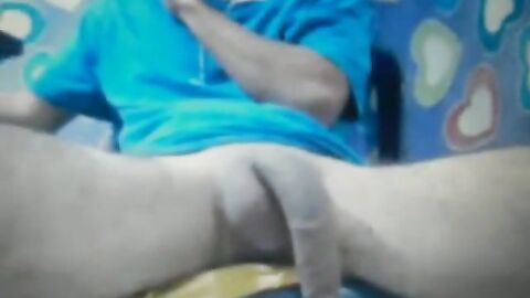 Huge Cock Latin Amateur Shoots a Heavy Load