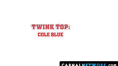 Bear coach shows his signature blowjob exercise to athlete wink Cole Blue