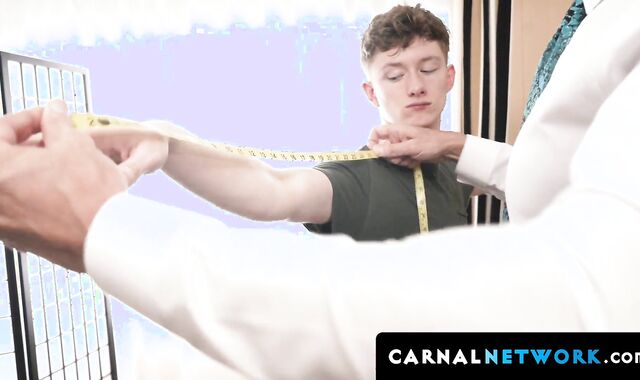 Dallas Steele dominates Jonathan and take him to bareback fucking right then and ther