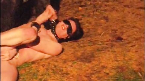 Obedient Soldier: Outdoor BDSM Spanking Session