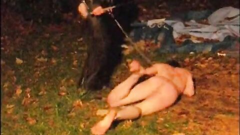 Obedient Soldier: Outdoor BDSM Spanking Session