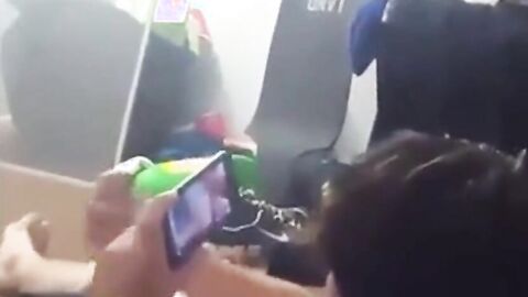 Asian Twink Cums While Watching Porn