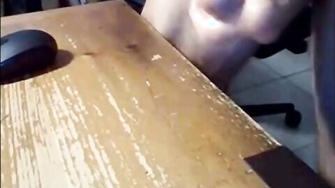 Hairy Grandpa Plays with Sex Toy