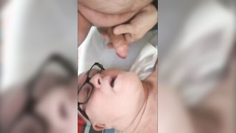 Amateur Daddy Bear Blowjob in Hotel