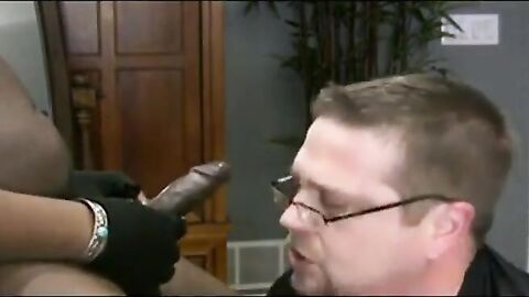 Interracial Blowjob Leads to Facial