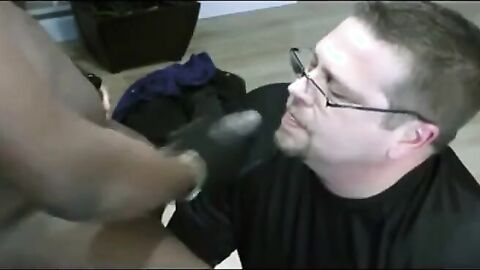 Interracial Blowjob Leads to Facial