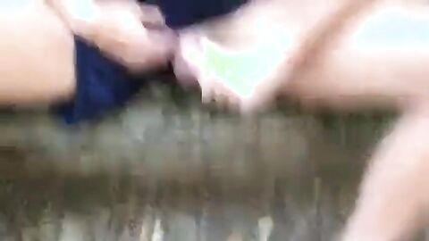 Big-Cock Daddy's Outdoor Adventure