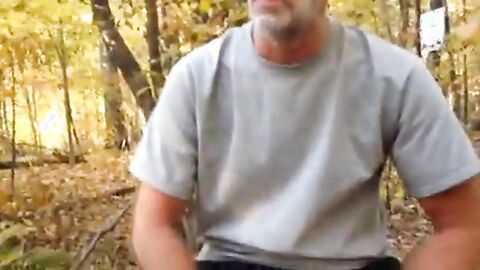 Big-Cock Daddy's Outdoor Adventure