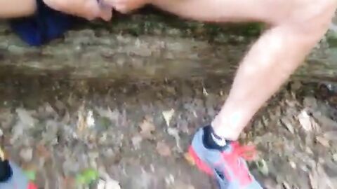 Big-Cock Daddy's Outdoor Adventure