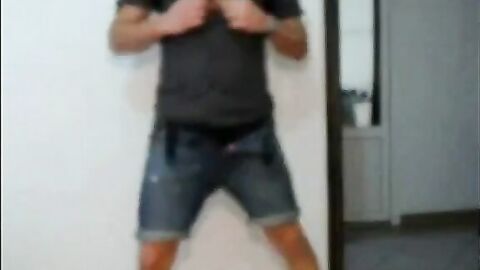 Hunk Plays with Himself on Webcam