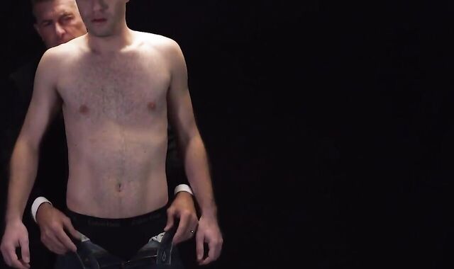 Mathew Figata slapped the boy's ass cheeks before fingering his hole and penetrating