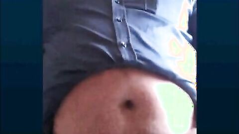 Fat Turkish Grandpa Strokes His Cock