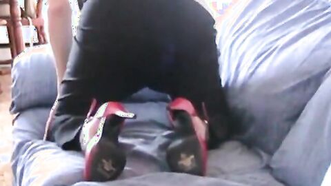 Big Dick Crossdresser Masturbating Solo