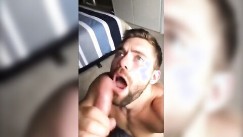 Sucking a Thick Cock - Amateur Hunk Blowjob