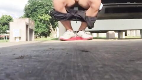 Public Masturbating Men