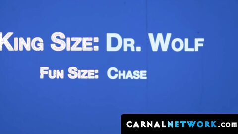 Young Chase Daniels follows Dr Wolf's lead and presents his welcoming hole for penetr