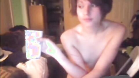 Crossdressing Twink on Webcam