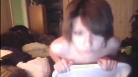 Crossdressing Twink on Webcam